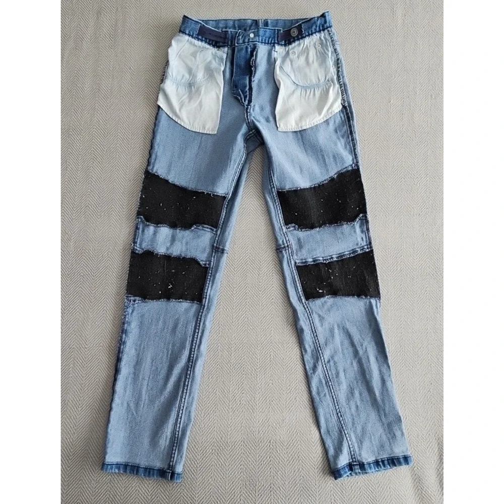 Arizona Jeans Misses‎ Size 14R (W28 x L28) Blue Moto Slim Fit Tapered Leg